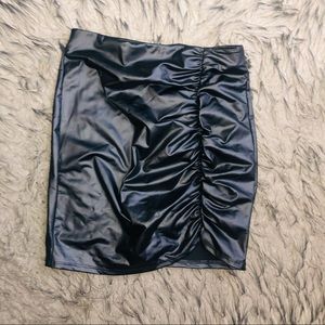Leather skirt